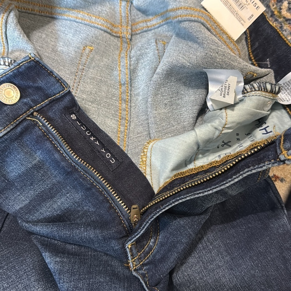 NWT $128 LUCKY BRAND WMN high rise skinny 6/28 Bridgette jeans pants - Picture 13 of 14